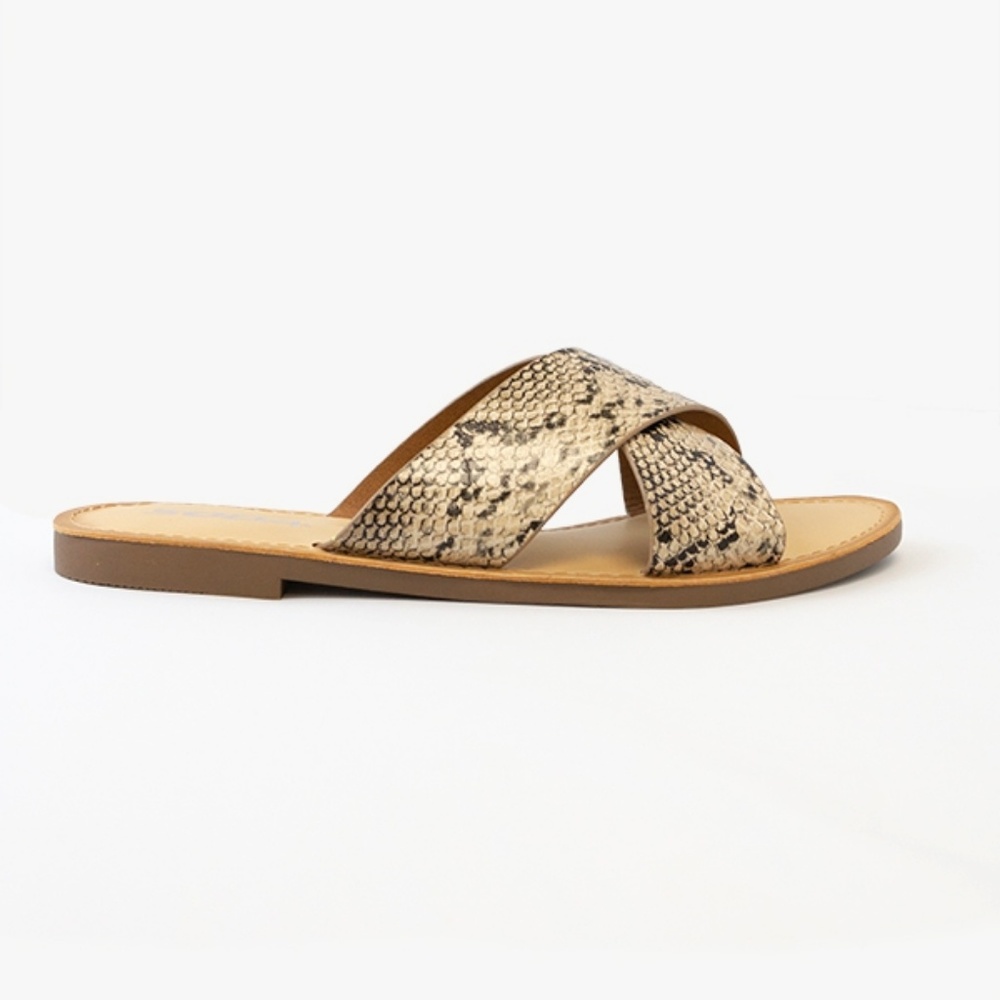 Natural Python Sandals - Picture 2 of 2